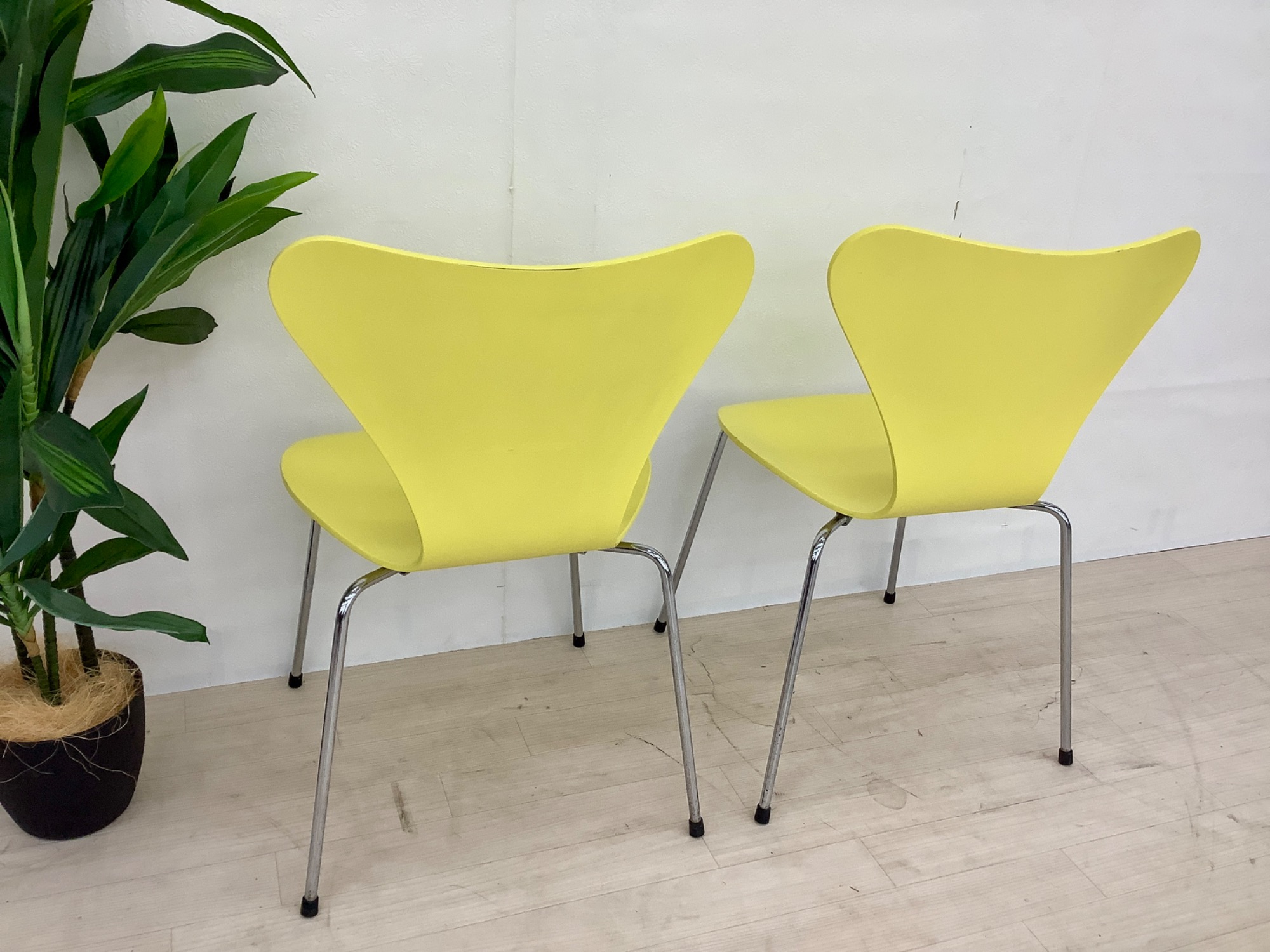 Fritz Hansen フリッツハンセン セブンチェア 1996年製 黄 Fritz