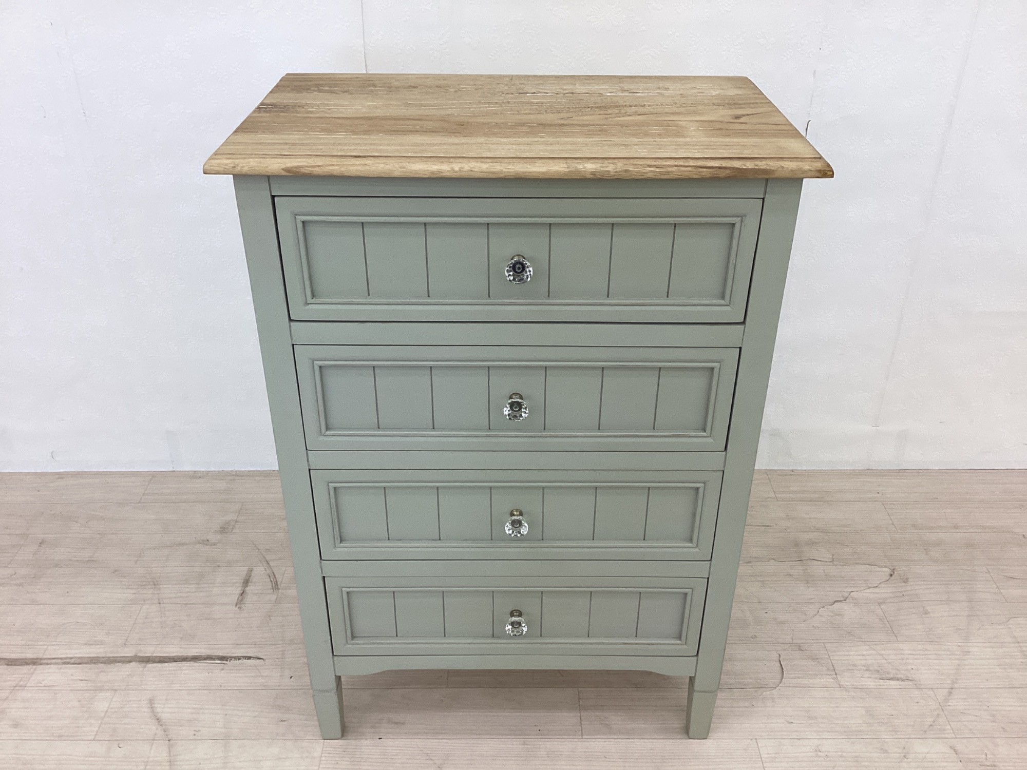 【最終値下げ】B-COMPANY ビーカンパニー チェスト unico 完売品 新入荷情報】フレンチカントリーなデザインの4段チェスト！ B-company