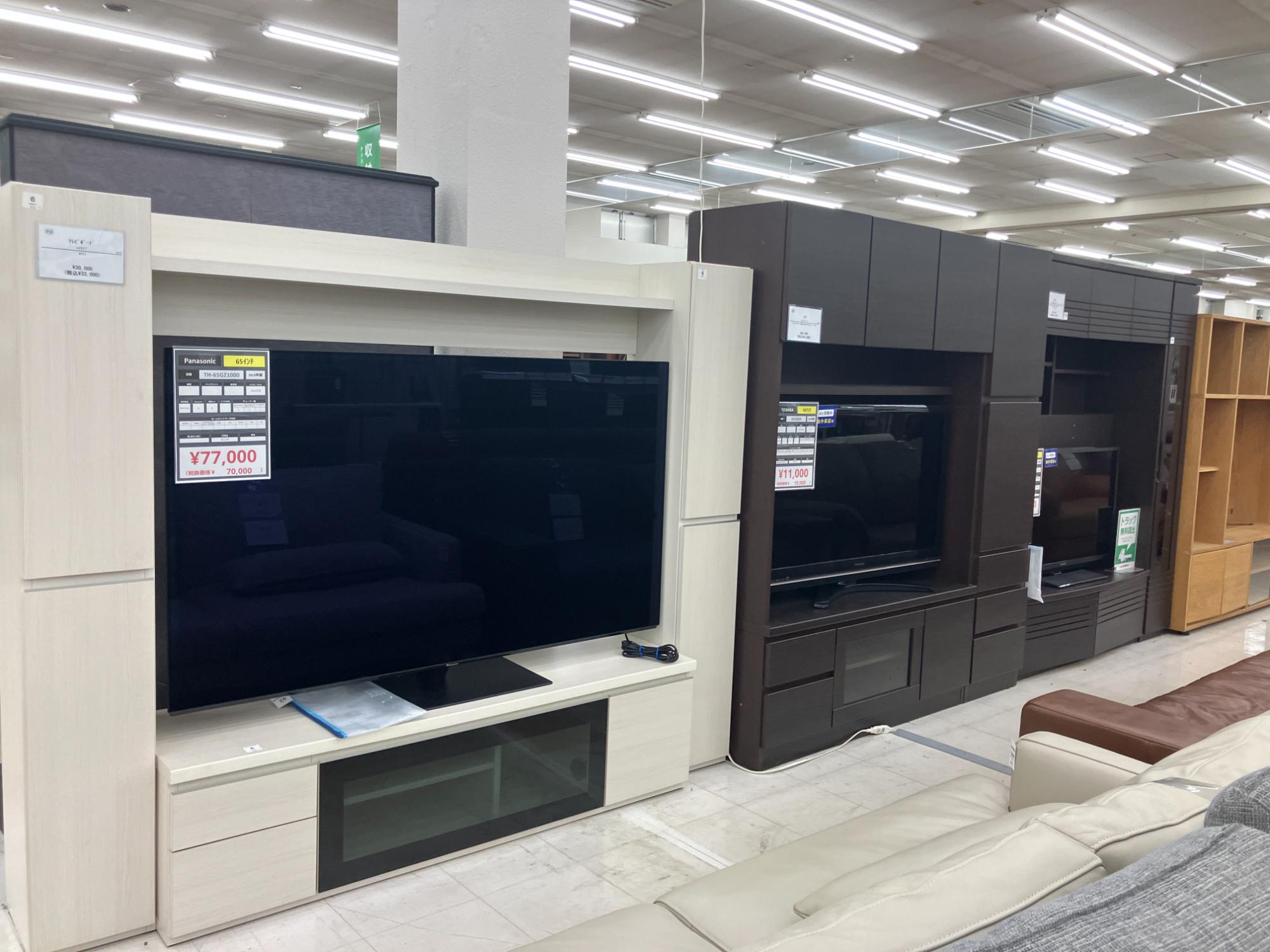 【トレファクマーケット千葉おゆみ野店】ご来店頂ける方限定！SHARP(シャープ) 壁掛けエアコン のご紹介です！！ 大型テレビ展示中！】トレファクマーケット千葉おゆみ野店のテレビ売場