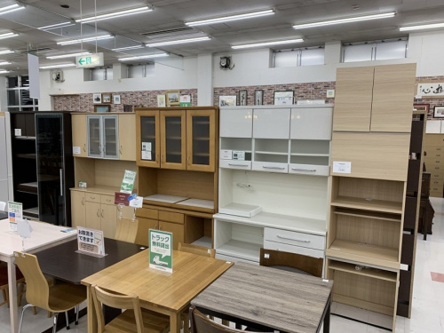 中古　食器棚の中古　レンジボード