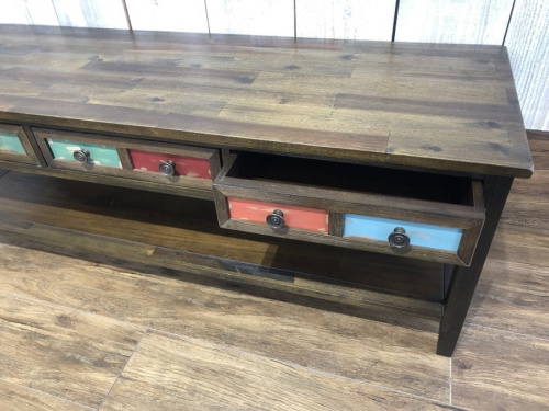 中古　テレビボードの男前インテリア