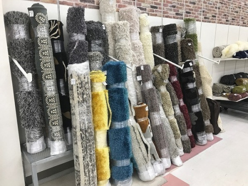 ラグマットの展示品