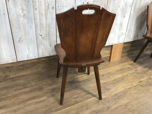 Karimoku（カリモク）】ヴィンテージなダイニングチェア（RUSTIC