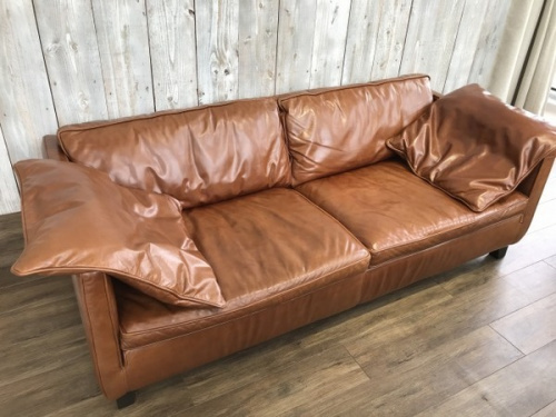 アクタス ACTUS L字型ソファ レザー アイボリー アクタス ACTUS L字型ソファ レザー アイボリー - メルカリ