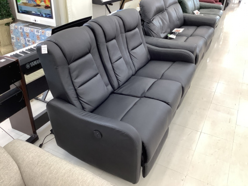 3人掛けソファーのダークブラウン