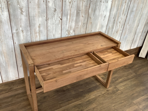 デスク　中古のチーク材　中古