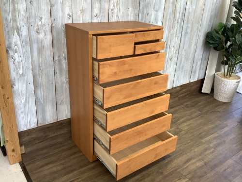 大川家具　中古のチェスト　中古