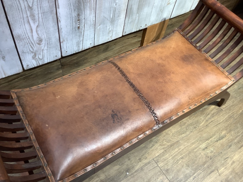 アジアン　ベンチ　中古
