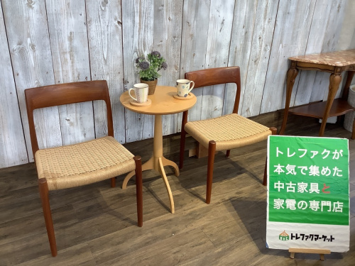 J.L Moller（ジェイエルムラー）】デンマーク製チーク材チェア