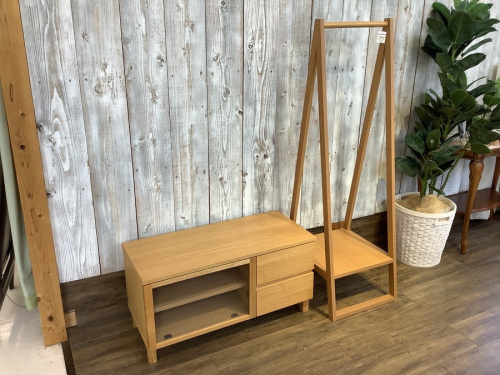 無印良品 木製ハンガーラック　オーク材　※廃盤品 無印良品】コートハンガー＆木製AVラックが入荷しました！オンライン