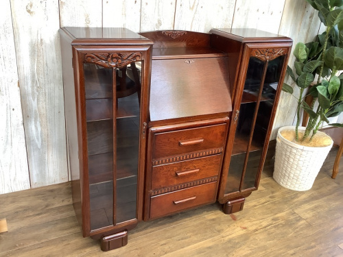 北欧インテリアのライティングビューロー　中古