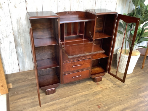 ライティングビューロー　中古のアンティーク家具　中古　千葉
