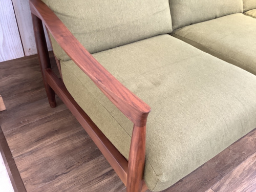 AMOCC（アモック）】ウォールナット無垢材使用のシンプルな3人