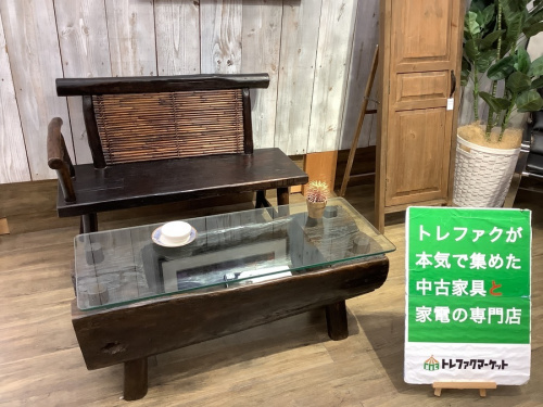 中古家具のベンチ