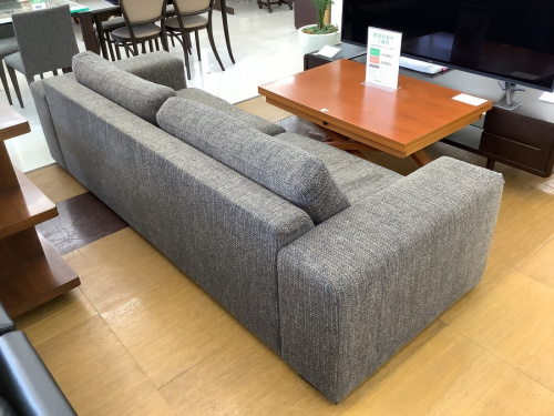 BoConcept｜3人掛けソファ｜中古｜汚れ・壊れあり（脚）｜ライトグレー スマホで購入】BoConcept (ボーコンセプト) 3人掛けワイドソファー