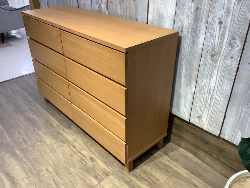 オーク材チェストの家具