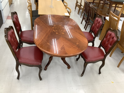 テーブルのダイニング5点セット