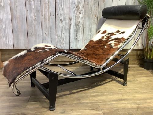 <確認用> ル・コルビジェ LC4 シェーズロング　リプロダクト Amazon｜LC4 シェーズロング 本革仕様 色ブラック ルコルビジェ