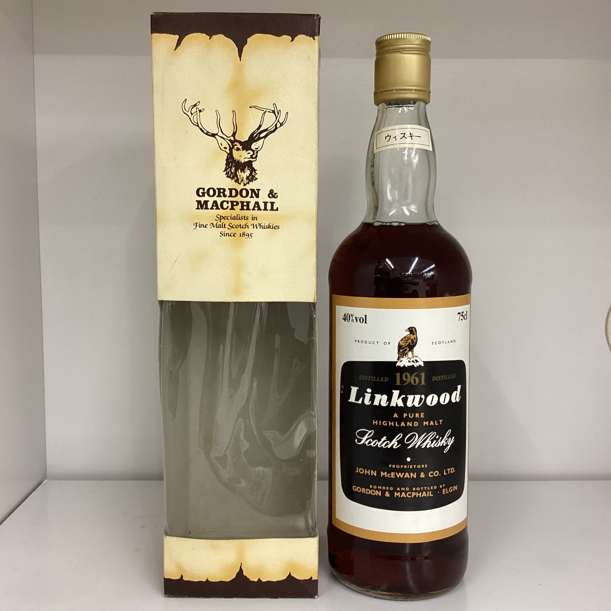 ゴードン＆マクファイルのリンクウッド(750ml) が入荷しました