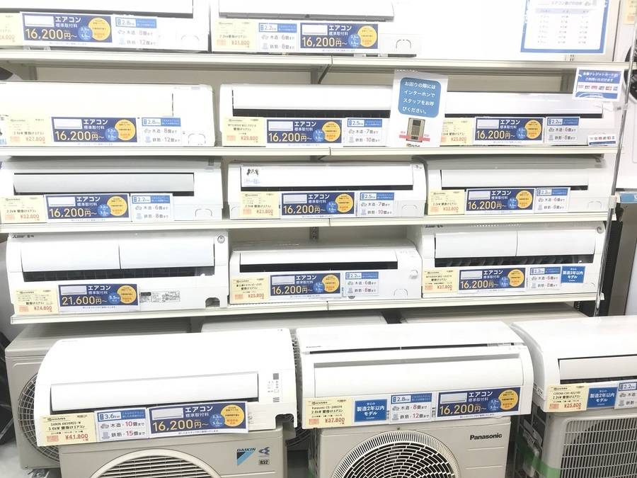 エアコン続々と展示中！！CORONA（コロナ）2.2kw壁掛けエアコンのご 