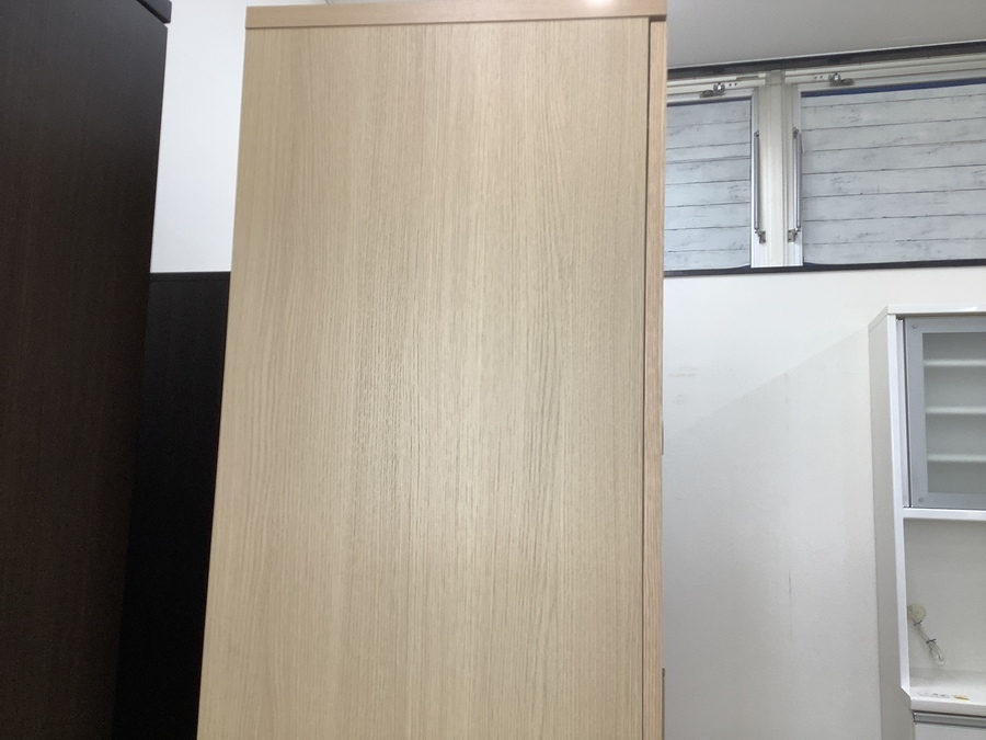 ニトリワードローブ2枚扉ナチュラル【トレファク堺福田店】 NITORI/ニトリ】2枚扉のワードローブをご紹介です！【中古家具大量展示