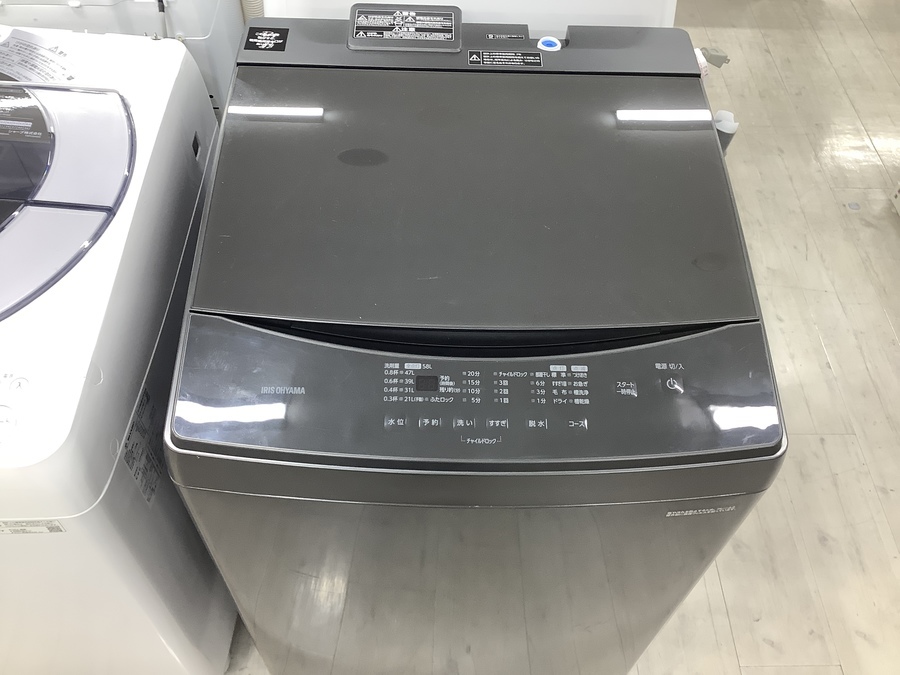 カッコイイ！！2022年製のIRIS OHYAMA（アイリスオーヤマ）の洗濯機