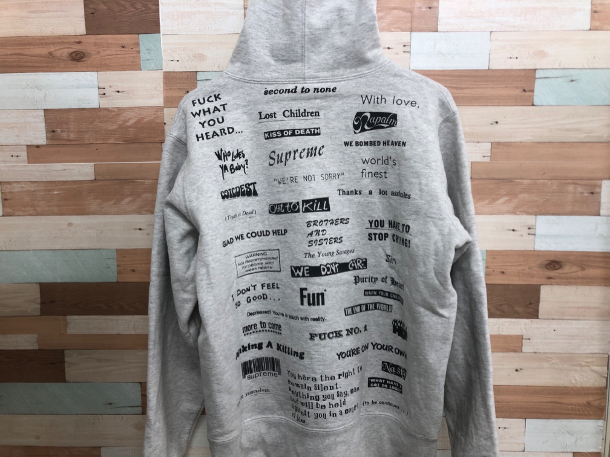 Supreme 【Stop Crying Hooded Sweatshirt】 入荷しました。｜2025年04  