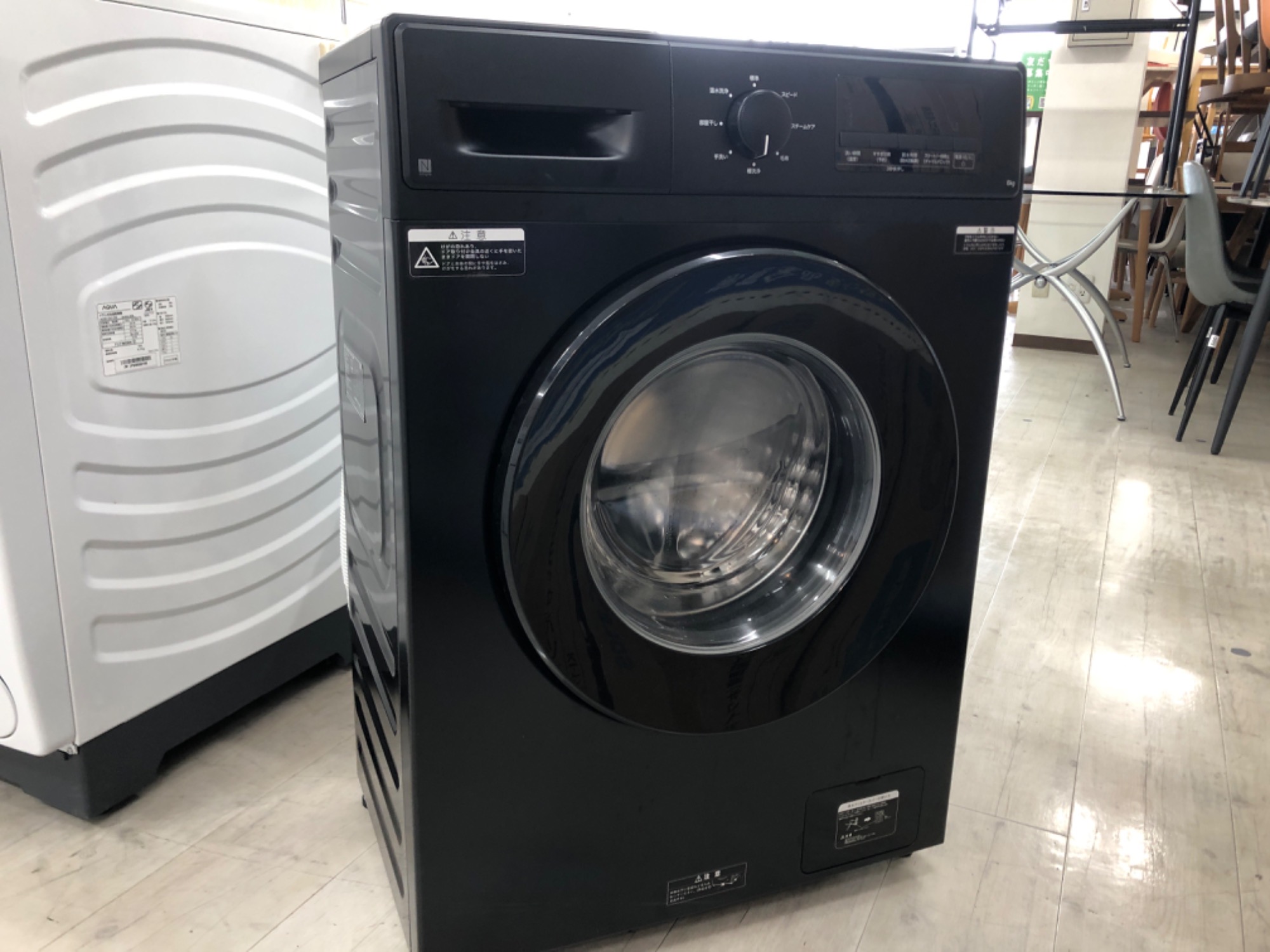 美品2025年4月購入品　ニトリドラム缶洗濯機　6キロ　輸送ボルト付　20日迄 美品2025年4月購入品 ニトリドラム缶洗濯機 6キロ 輸送ボルト