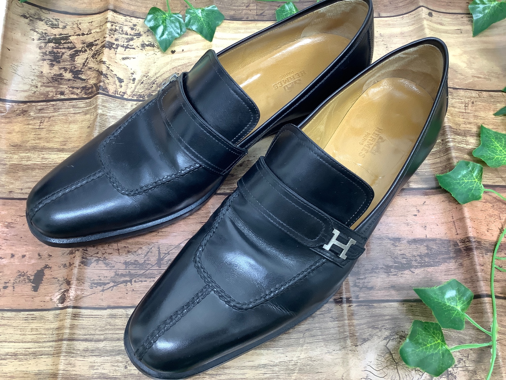 HERMES ブラックローファー Klement loafer - Black | Hermès USA