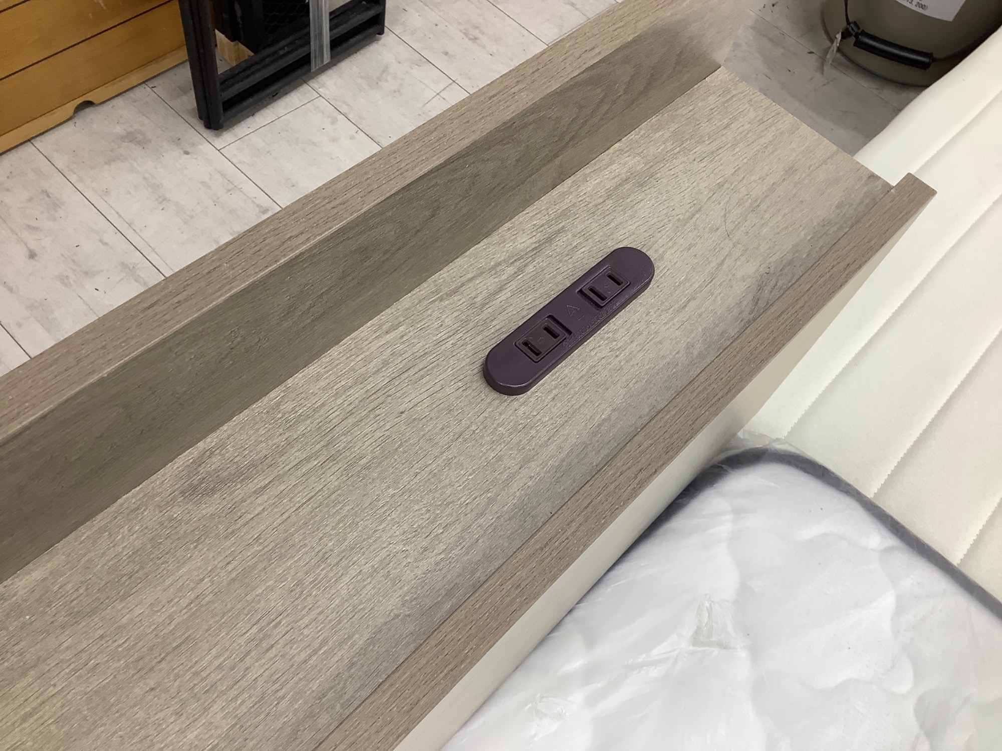 セミダブルベッド ホツレ・ヘタリ有 ブラウン 【トレファク堺福田】