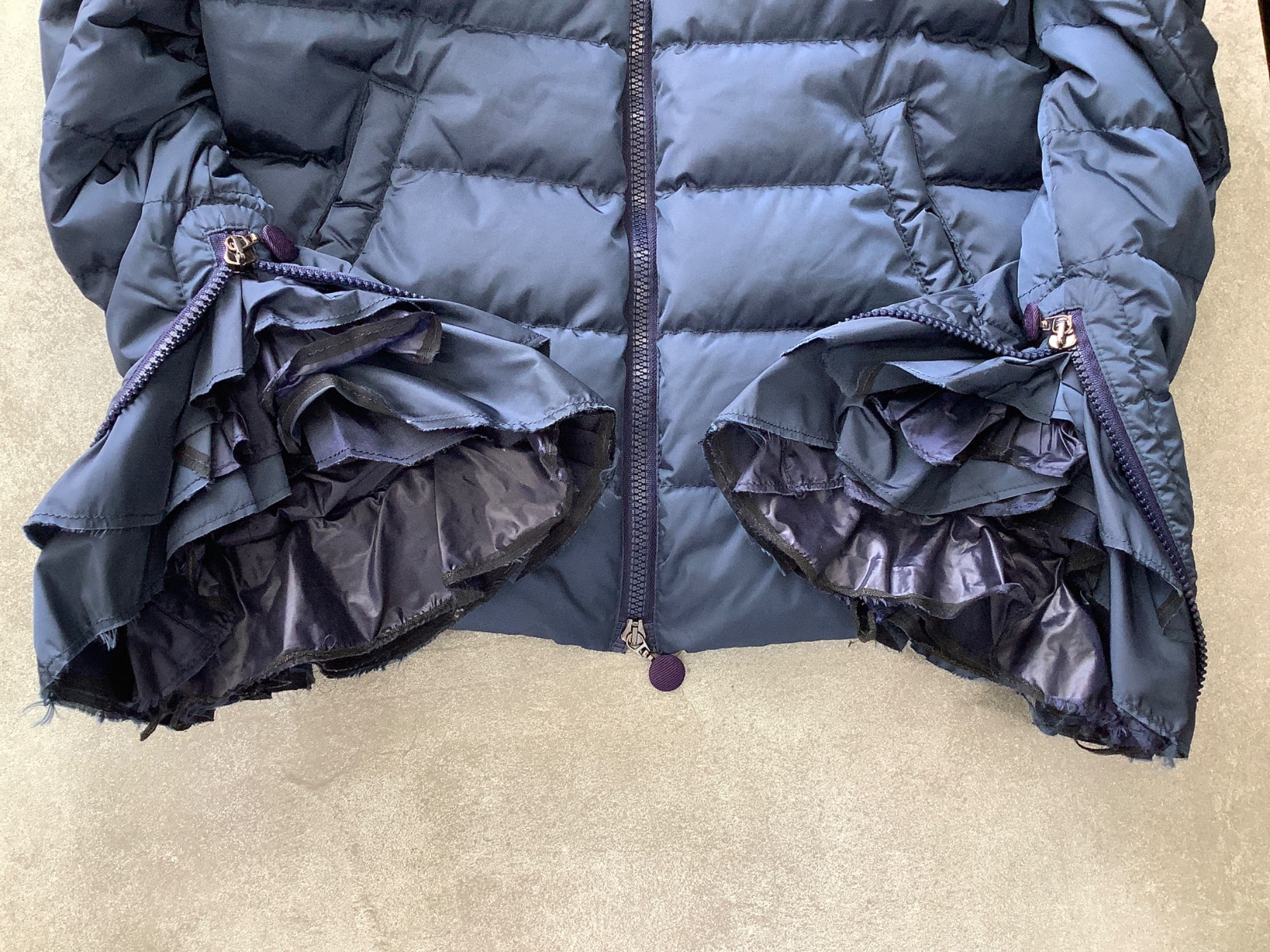 モンクレール Sacai サカイ フリル ダウンコート MONCLER / モンクレール | ×SACAI SERI GIUBBOTTO サカイ フリル