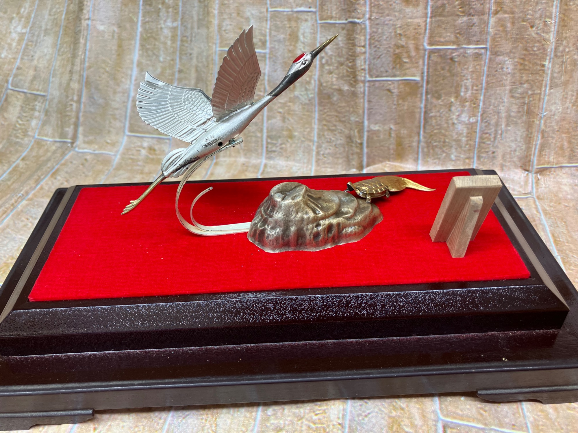 縁起のいい、鶴亀置物【武比古/タケヒコ】純銀 入荷しました。｜2026年