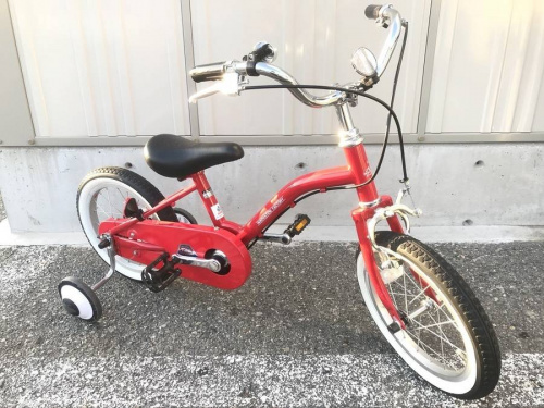 【大阪堺市/引取】【新中古車】子ども自転車　キッズバイク　14インチ 14インチ 身長85～105cm 折りたたみ 子供用自転車 ハマーキッズ