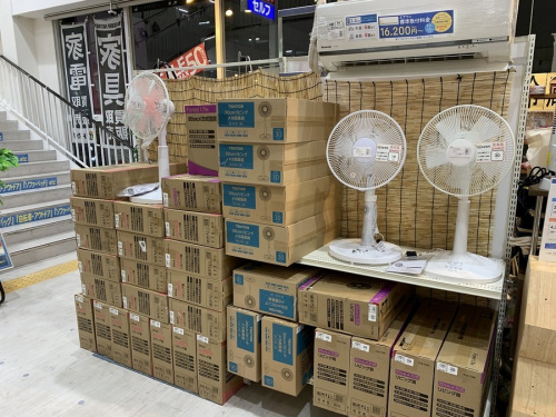 季節家電の扇風機