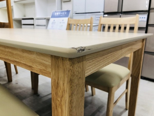 ベンチダイニング4点セットの関家具