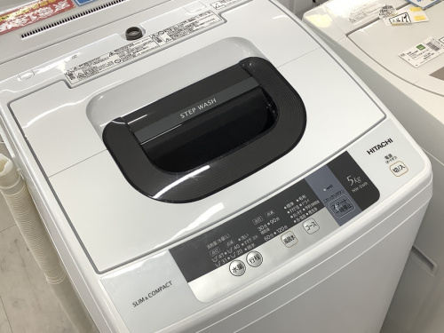 全自動洗濯機の日立