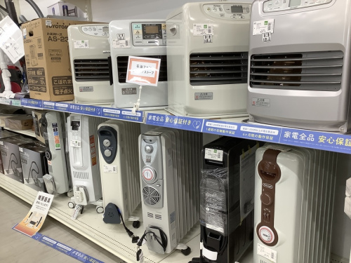 季節家電の燃焼系暖房器具