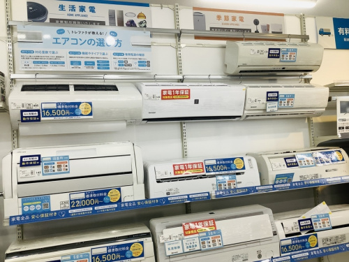 季節家電のエアコン