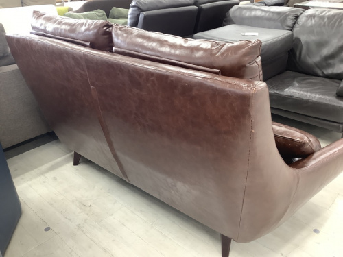 2人掛けソファーのハイバック