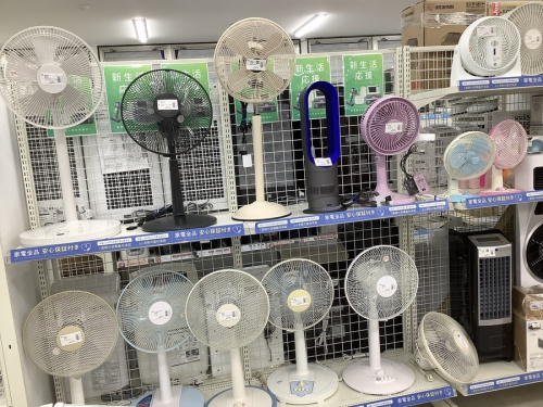季節家電の扇風機　買取
