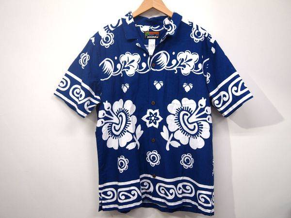 pataloha アロハシャツ　パタゴニア　パタロハ Patagonia (パタゴニア) 00s フラワー&サーフィン柄 パタロハ