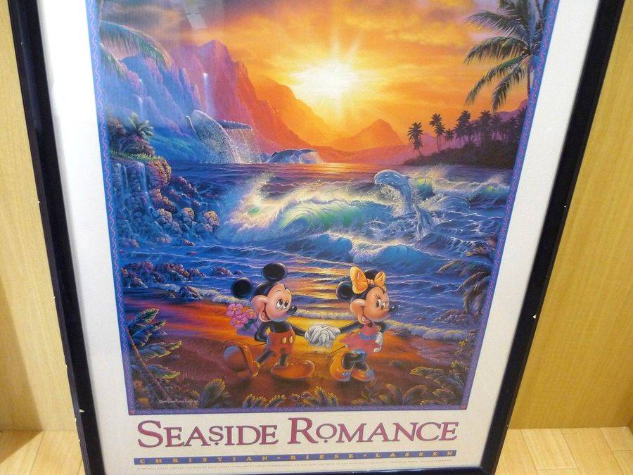 クリスチャン・ラッセン作ディズニーコラボアートポスター、シーサイド