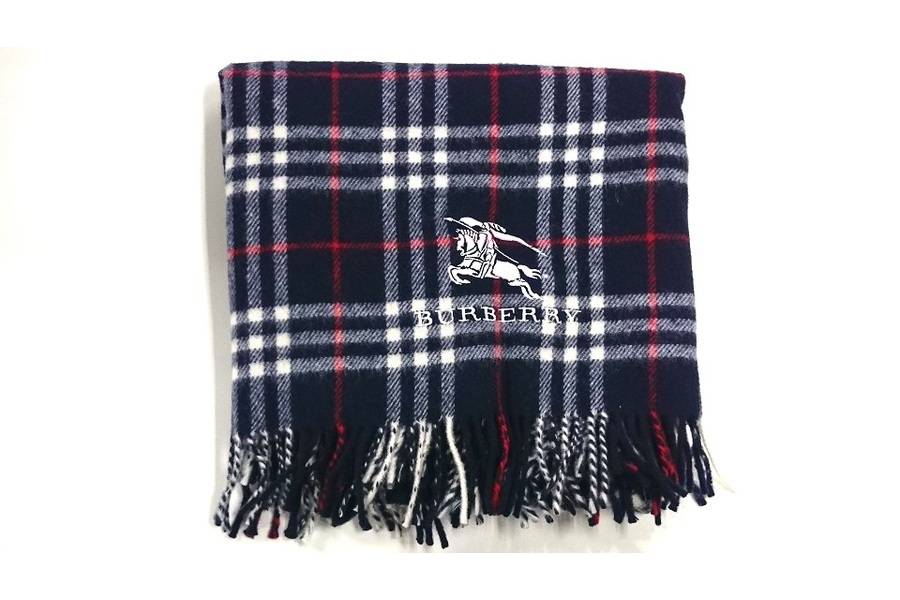 バーバリー　膝掛け チェック・ウールカシミア・ブランケット (サンド) | Burberry