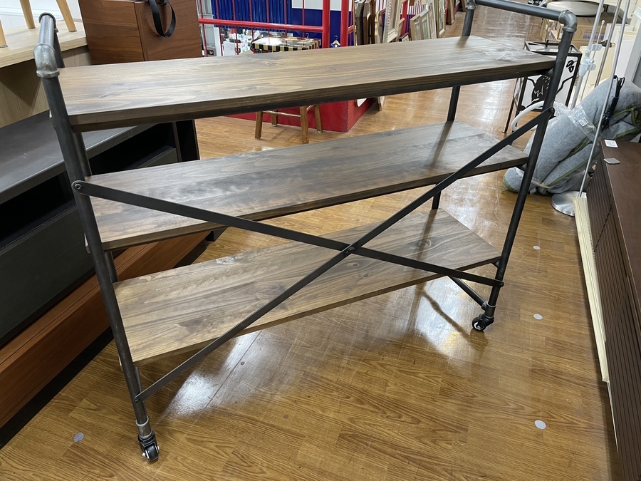 niko and キャスター付き3段棚