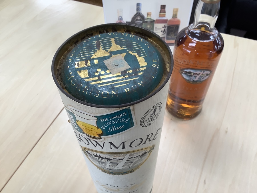 グラス付！！BOWMORE （ボウモア）12年 スコッチウイスキー 旧