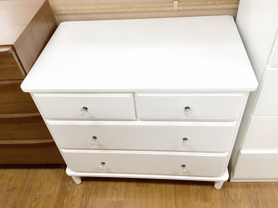 IKEA ティッセダール 3段チェスト ホワイト