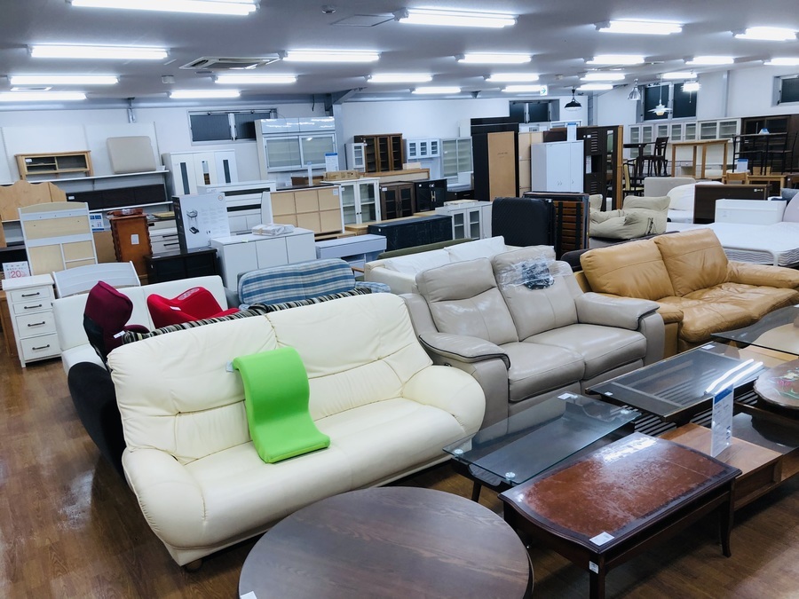 SCANTEAK/スキャンティーク】2.5人掛けソファー 買取入荷いたし