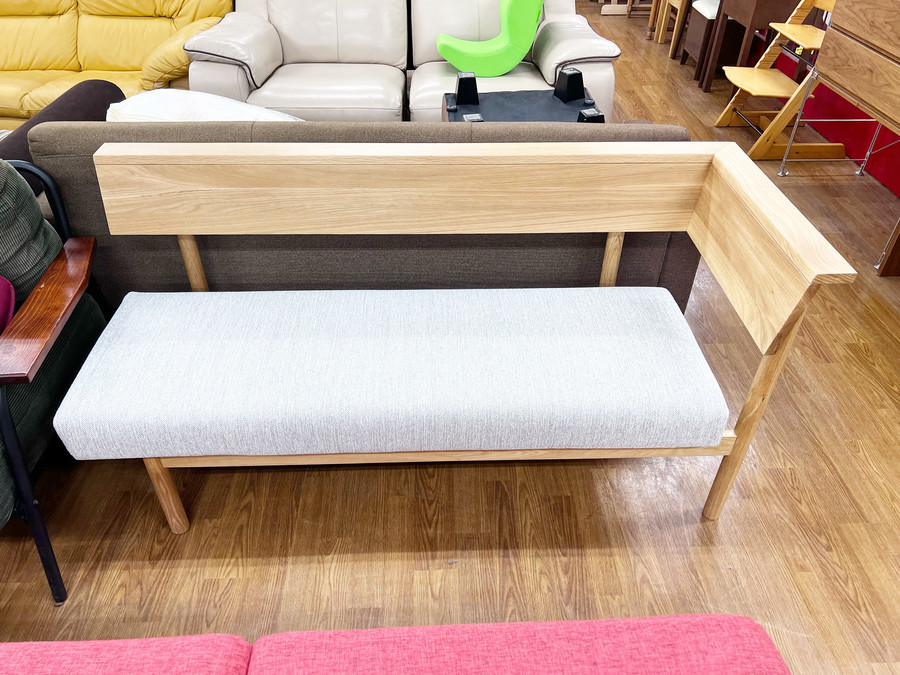 Ndstyle(野田産業) NORD(ノルド) ダイニングベンチ ソファ　美品 美品ベンチソファ Ndstyle(野田産業) NORD(ノルド) ダイニングベンチ