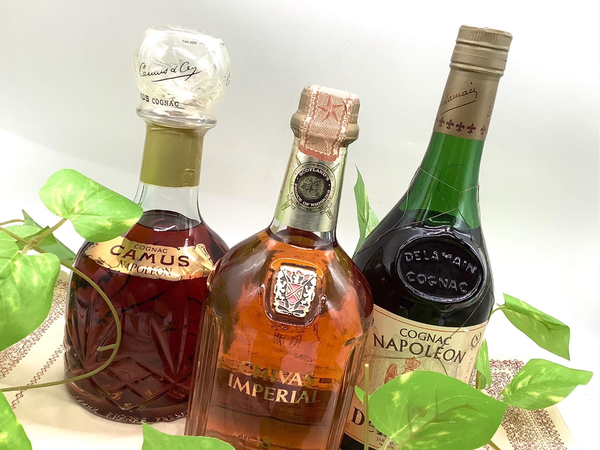 お酒買取強化中！】お酒（コニャック・ウィスキー） 3点同時入荷いたし