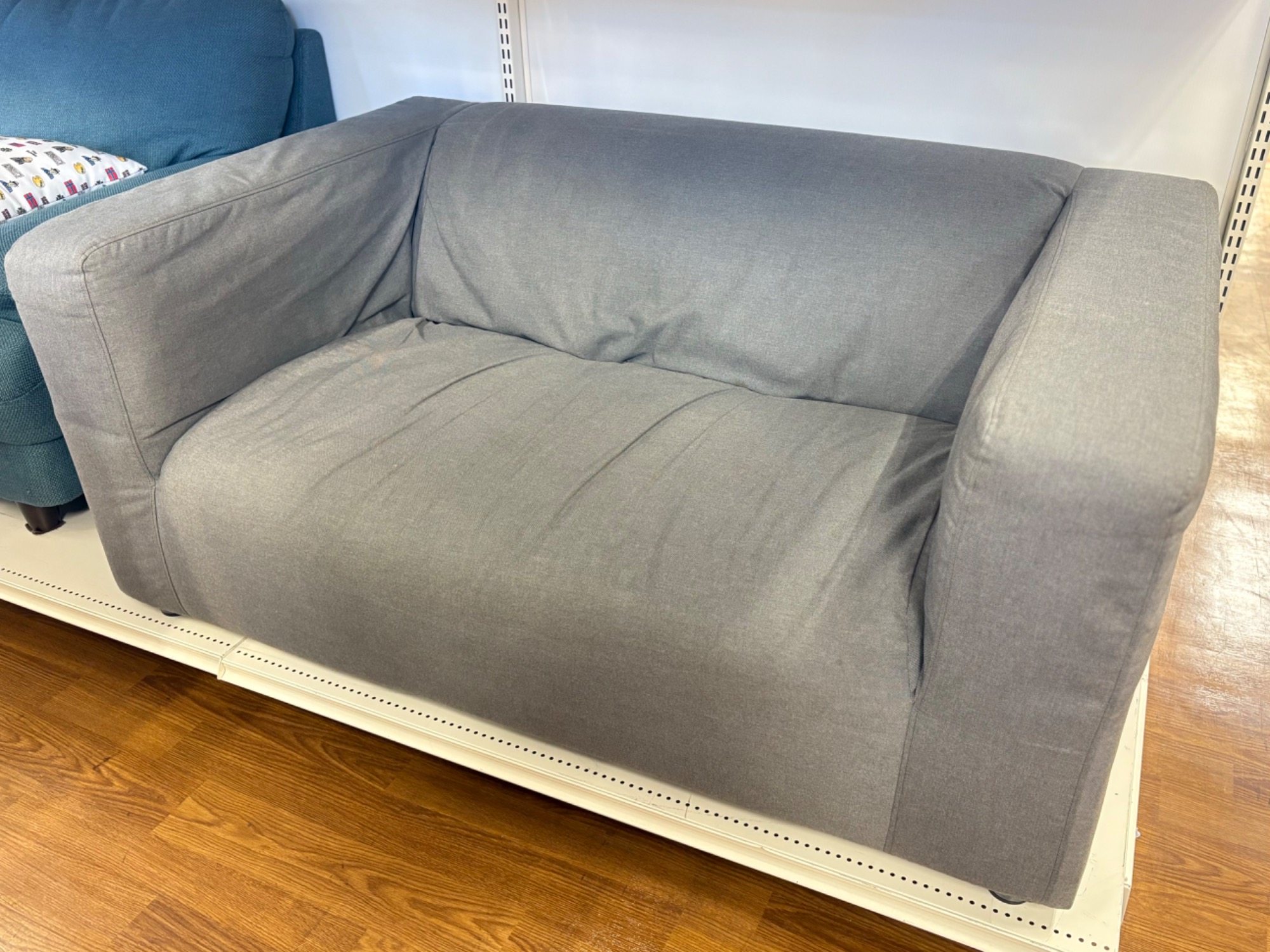 IKEA グレー ファブリック 2人掛けソファ IKEA/イケア】2人掛けソファー KLIPPAN グレー 買取入荷いたし